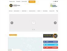 Tablet Screenshot of marketerslatam.com